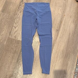 Blue High-Waisted lululemon Leggings - size 8